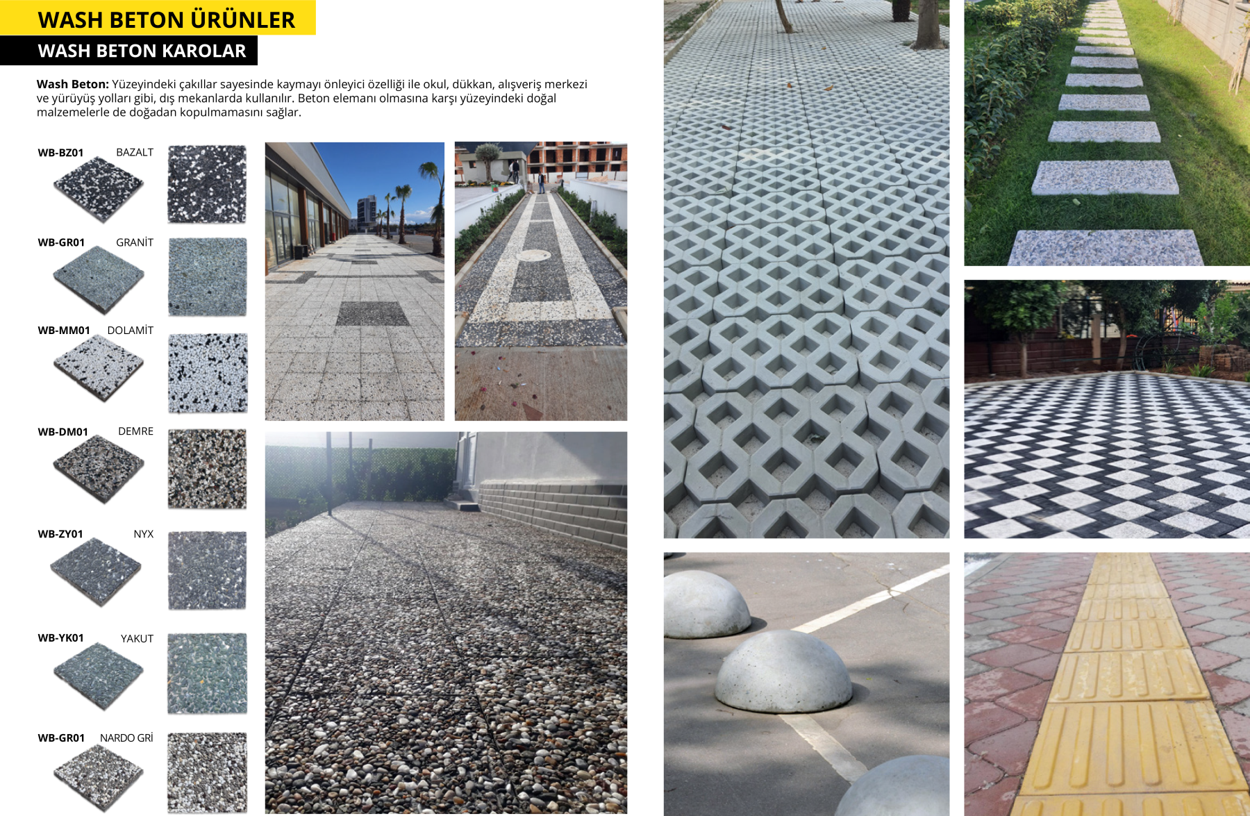 Wash beton